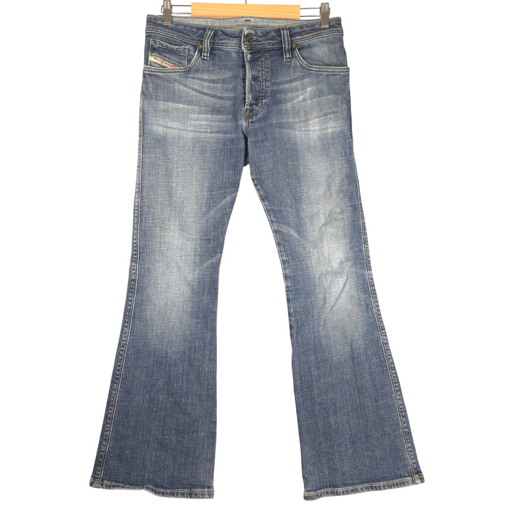 Vintage Diesel Zaf Bootcut Jeans Mens 30 (Fits 32) Italy 05 Low Rise Stretch